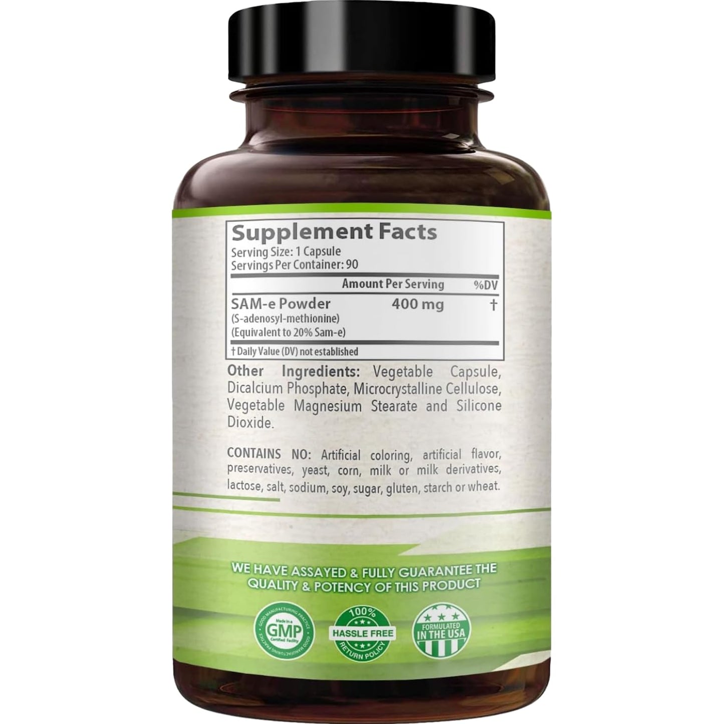 HealthyWayRx SAM-e 400mg Capsules, 90 Count