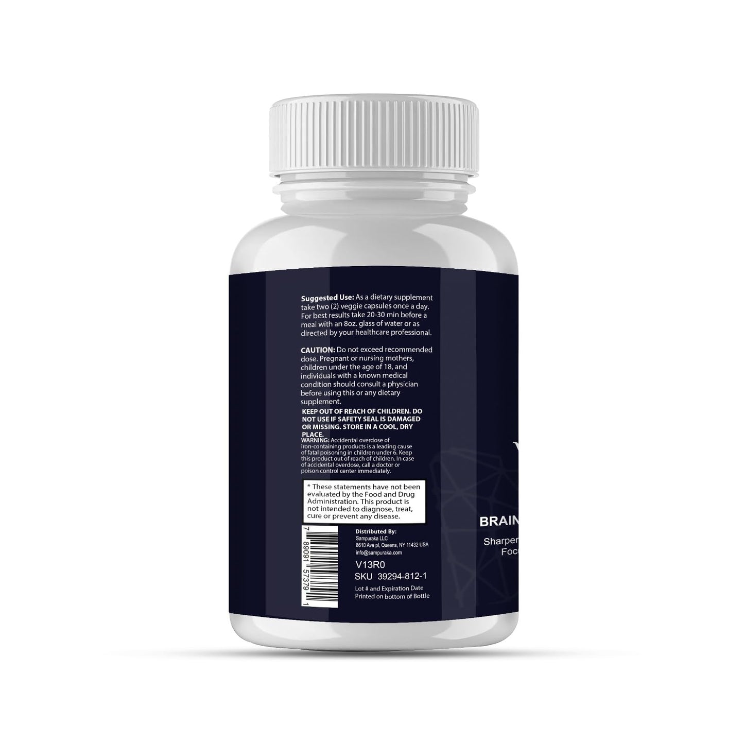 Sampuraka Mind Vitality New Advanced Formula Supplement Capsules 180