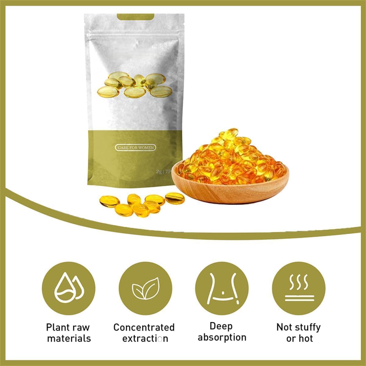 Generic Bee Venom Ginger Oil Capsules, 3 Capsules