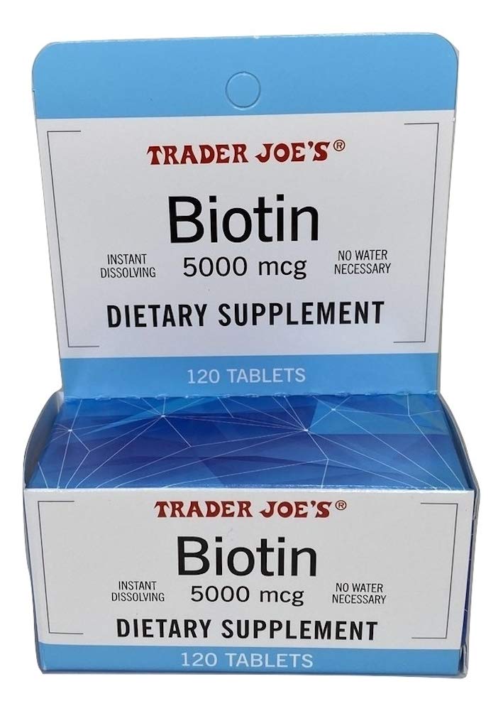 Trader Joe's Biotin 5000 mcg Tablet, 120 Count