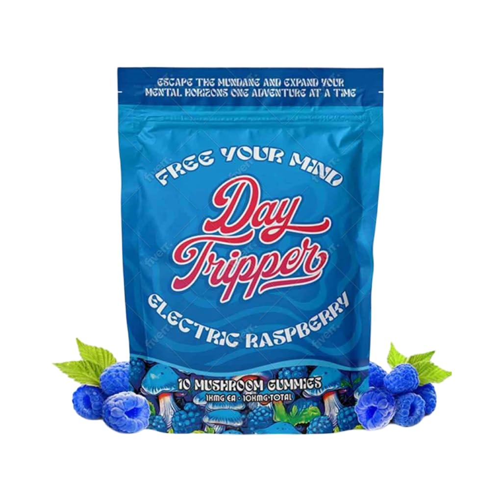 Generic Day Tripper Electric Raspberry Mushroom Gummy 10 Count