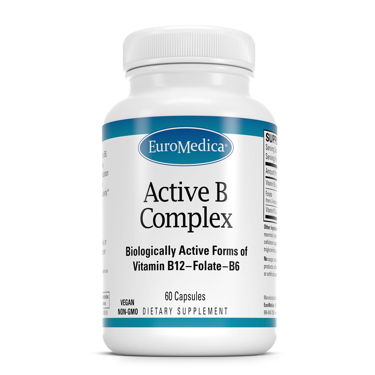 EuroMedica Active Bio-B Caps, 60 Capsules