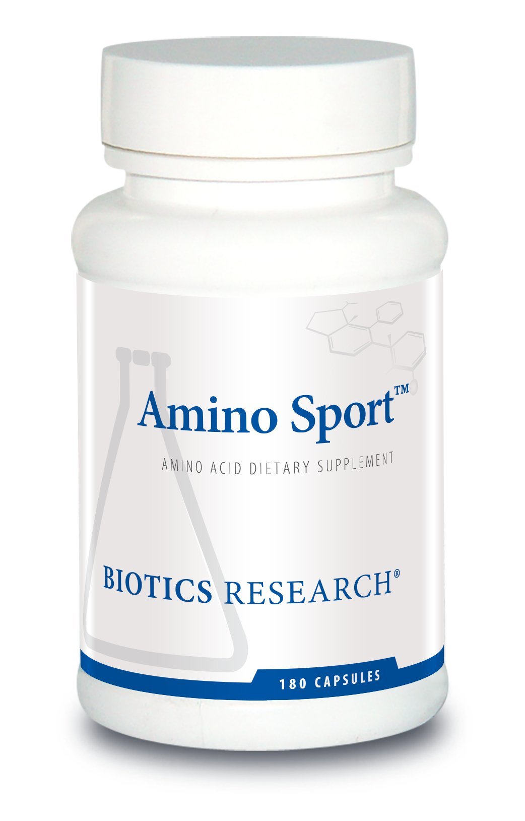 Biotics Research Amino Sport Broad Spectrum Amino Acids, Essential Amino Acids, BCAAs, Sports Recovery, Support Lean Muscle Mass, 180 Capsules