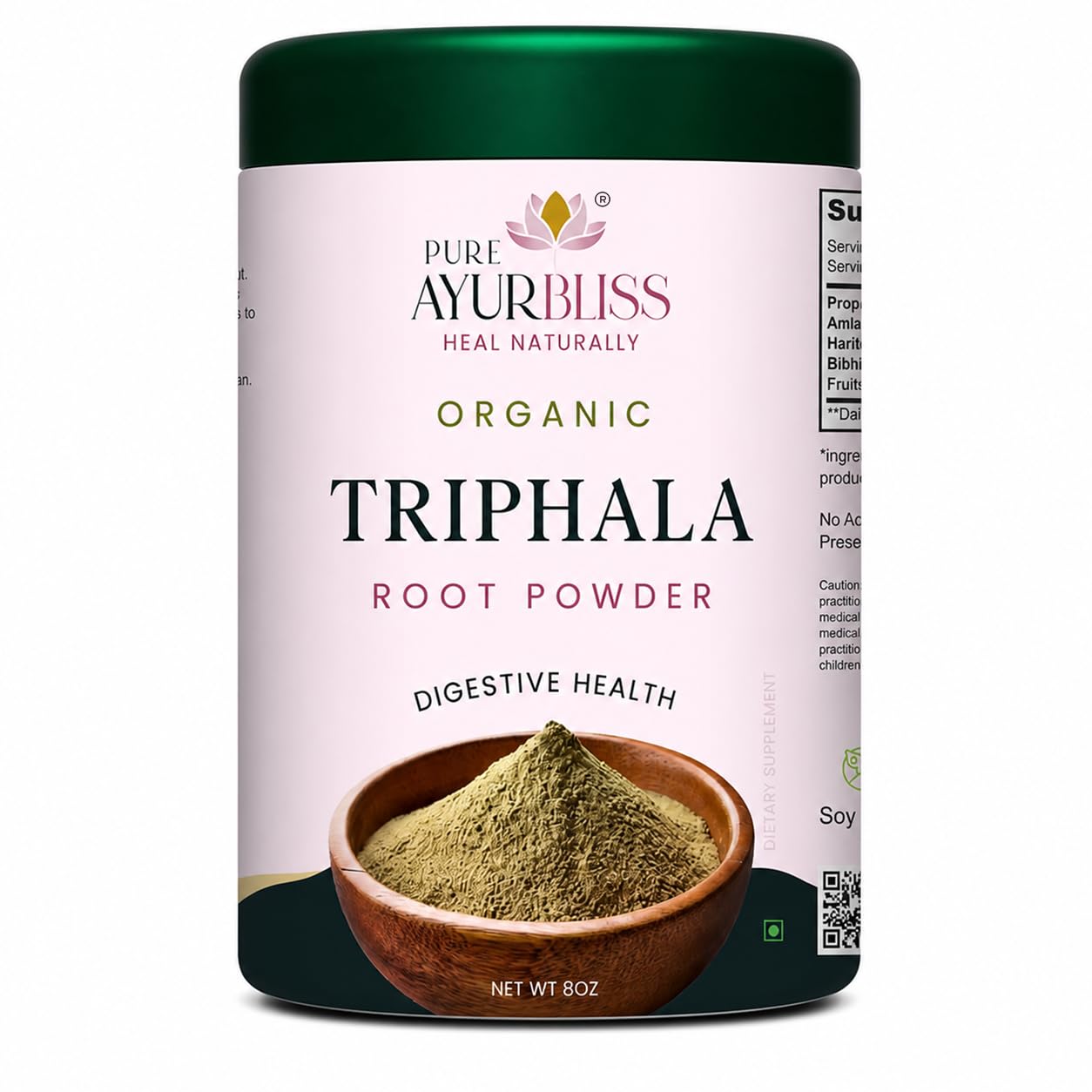 PureAyurbliss Triphala Powder 8 oz