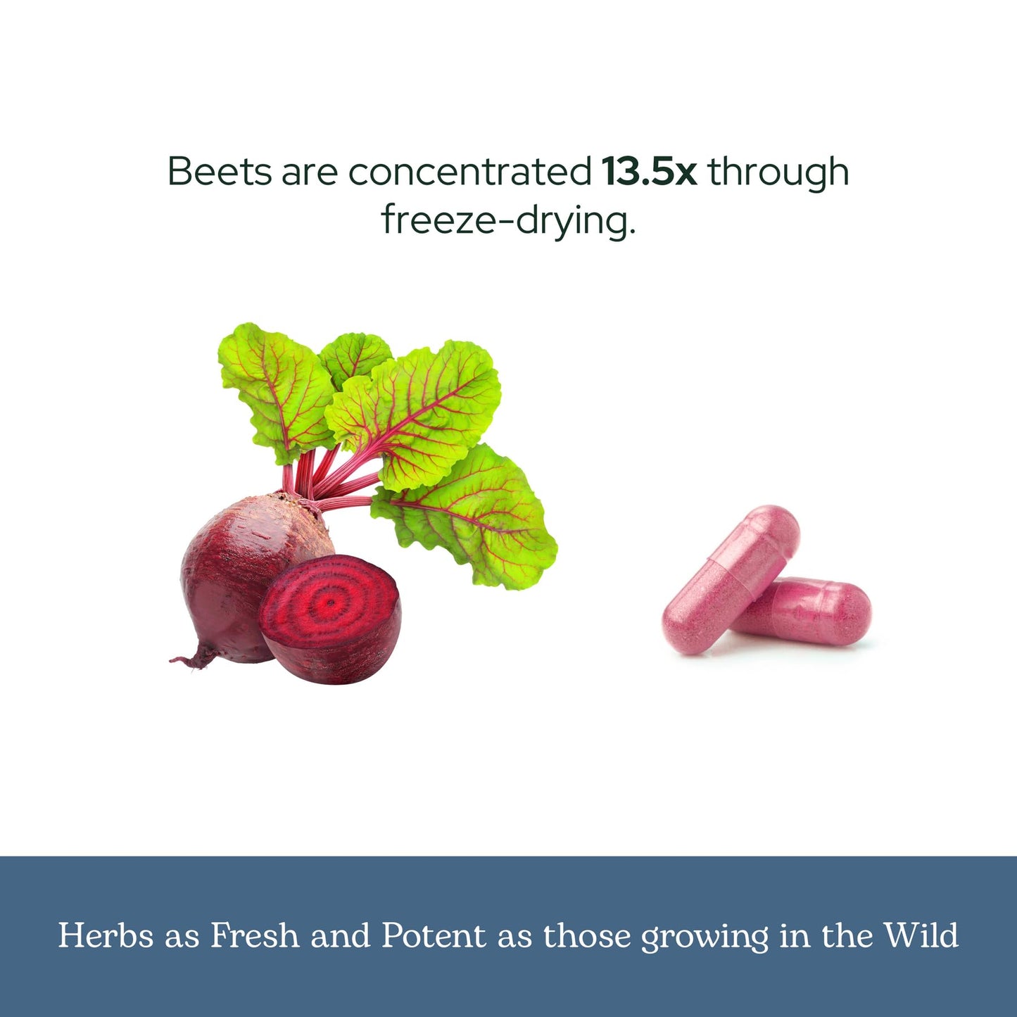 Eclectic Institute Organic Beet Juice Capsules, 90 Capsules