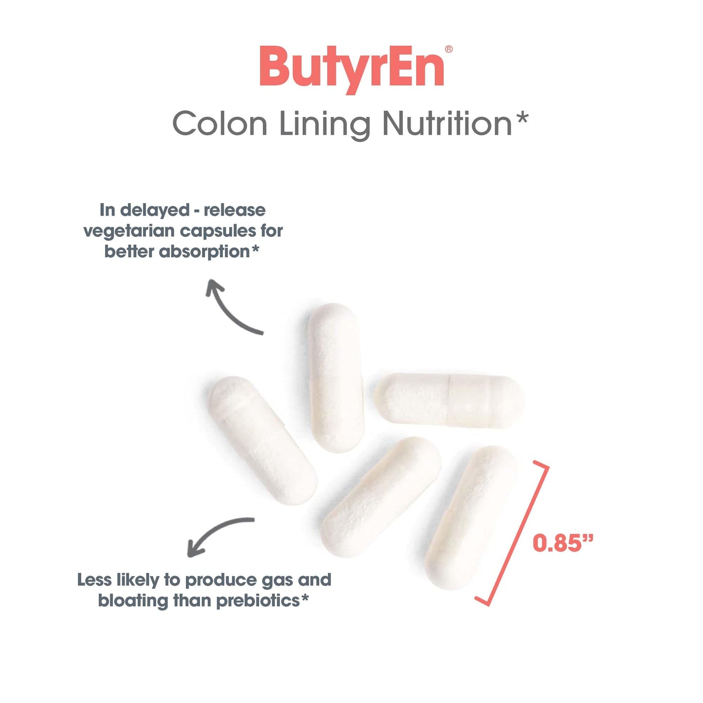 Allergy Research Group ButyrEn Colon Lining Nutrition 100 Capsules