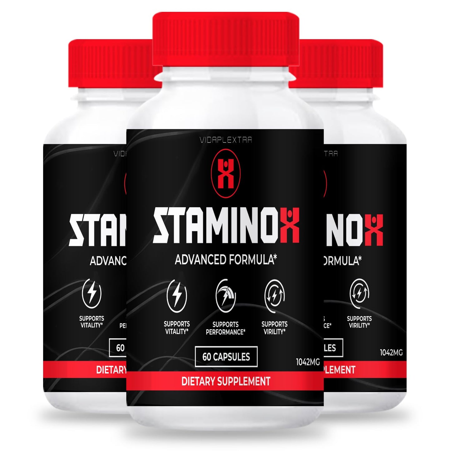VIDAPLEXTRA Stamino X Stamino Capsules, 180 Capsules