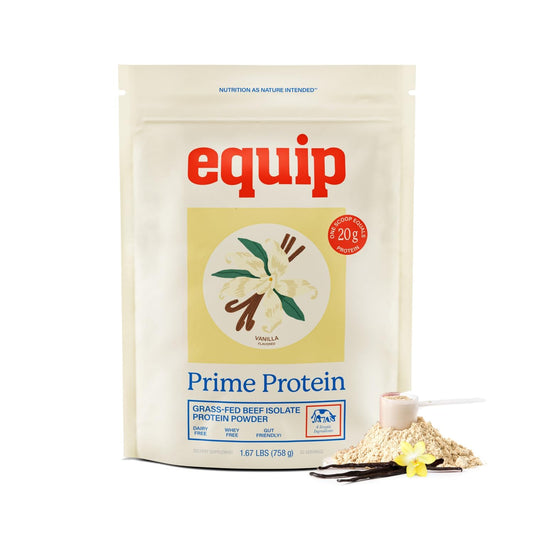 Equip Prime Protein Powder Beef Protein Isolate, 30 Servings