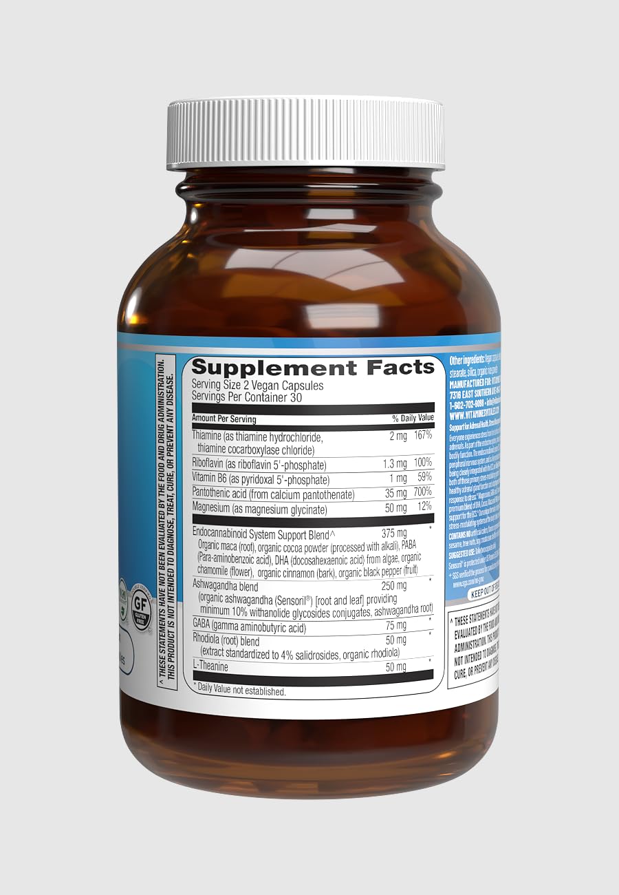 Vitamines Vitales Stress Relief Capsule 60 Count