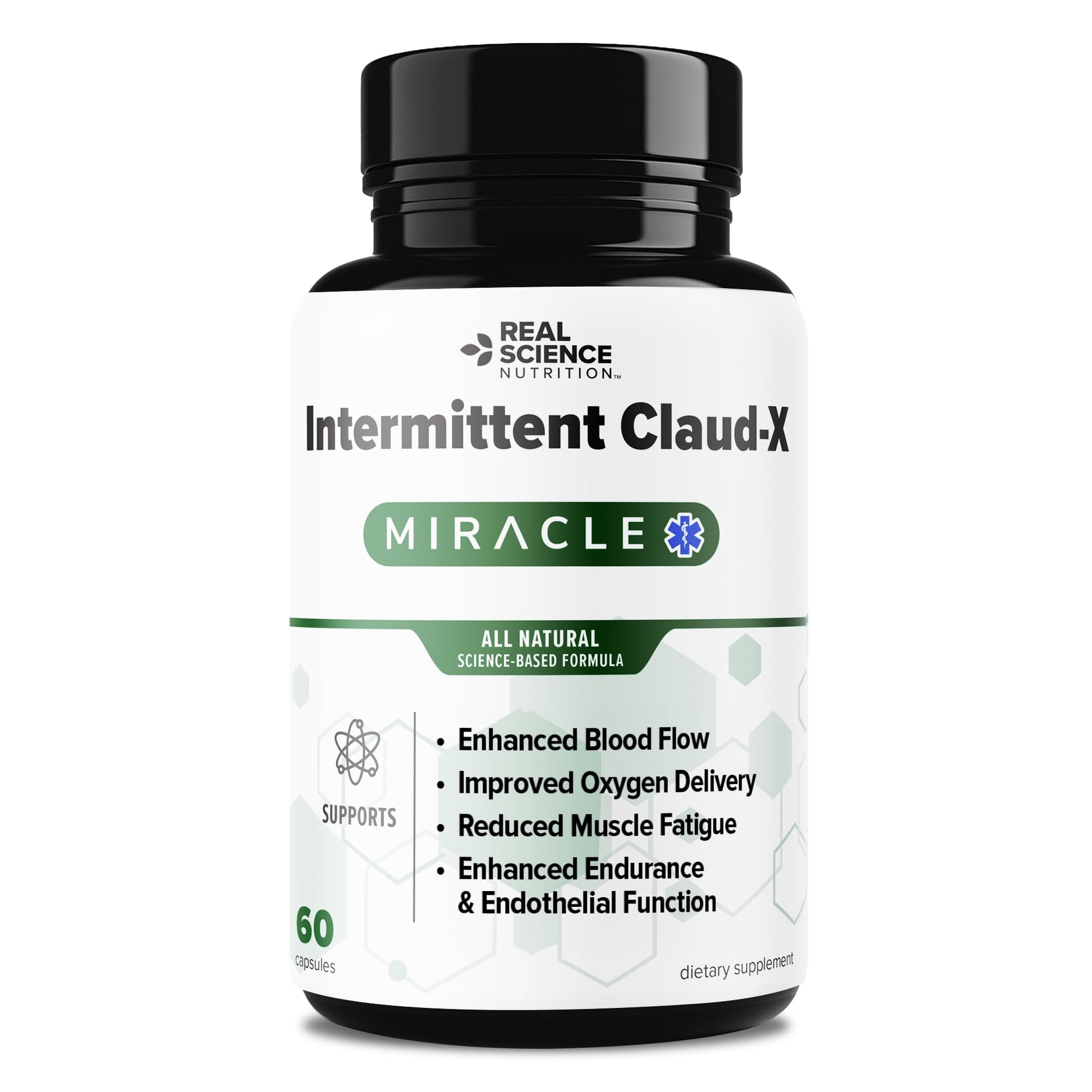 Real Science Nutrition Intermittent Claud-X Miracle Capsule, 1 Count