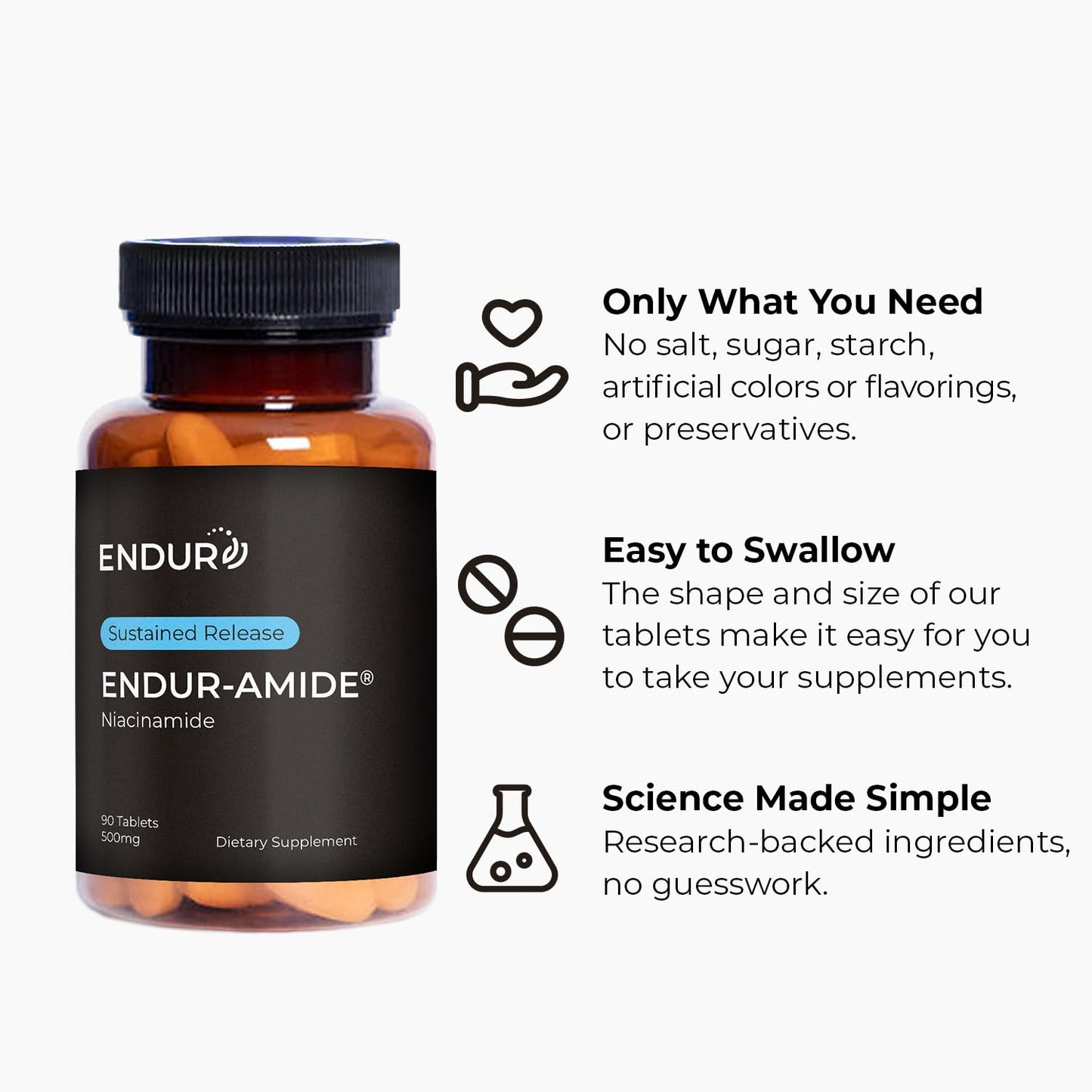 Endurance Products Endur-Amide Supplement Tablet, 90 Count