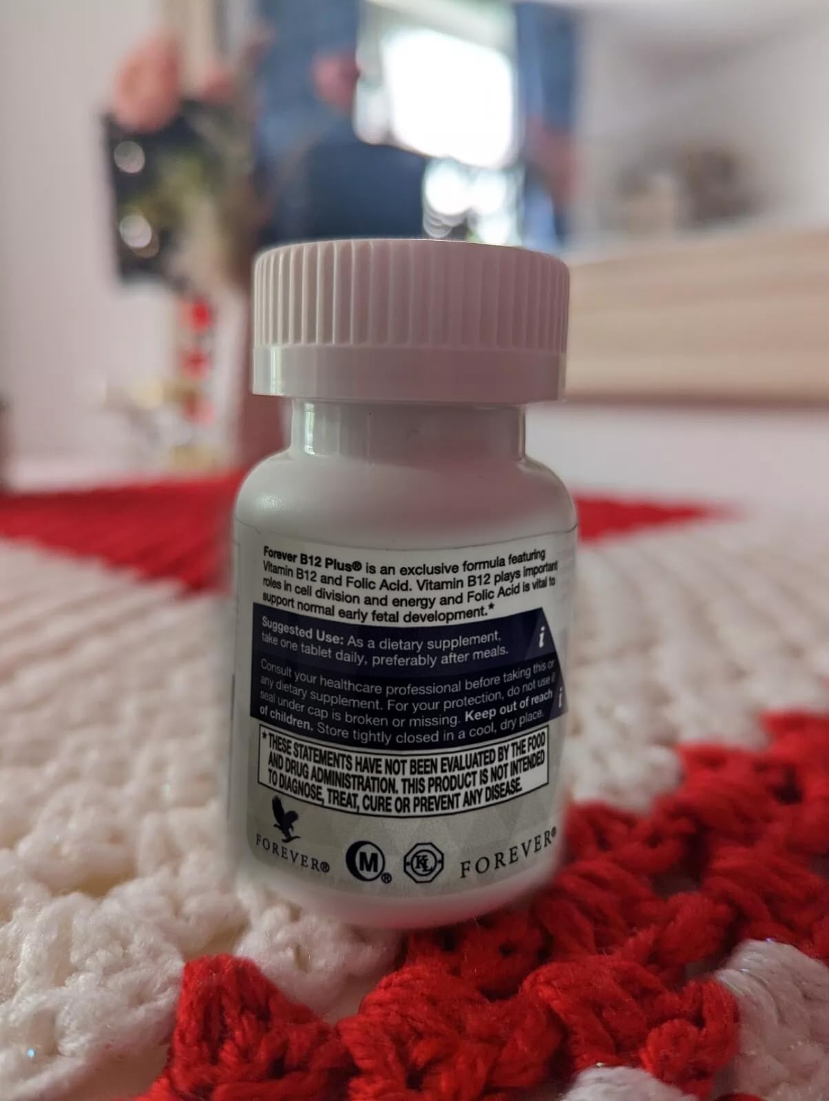 Forever Living Products B12 Plus Essential B Vitamins for Energy, Immune Support and Red Blood Cell Health, 60 Tablets