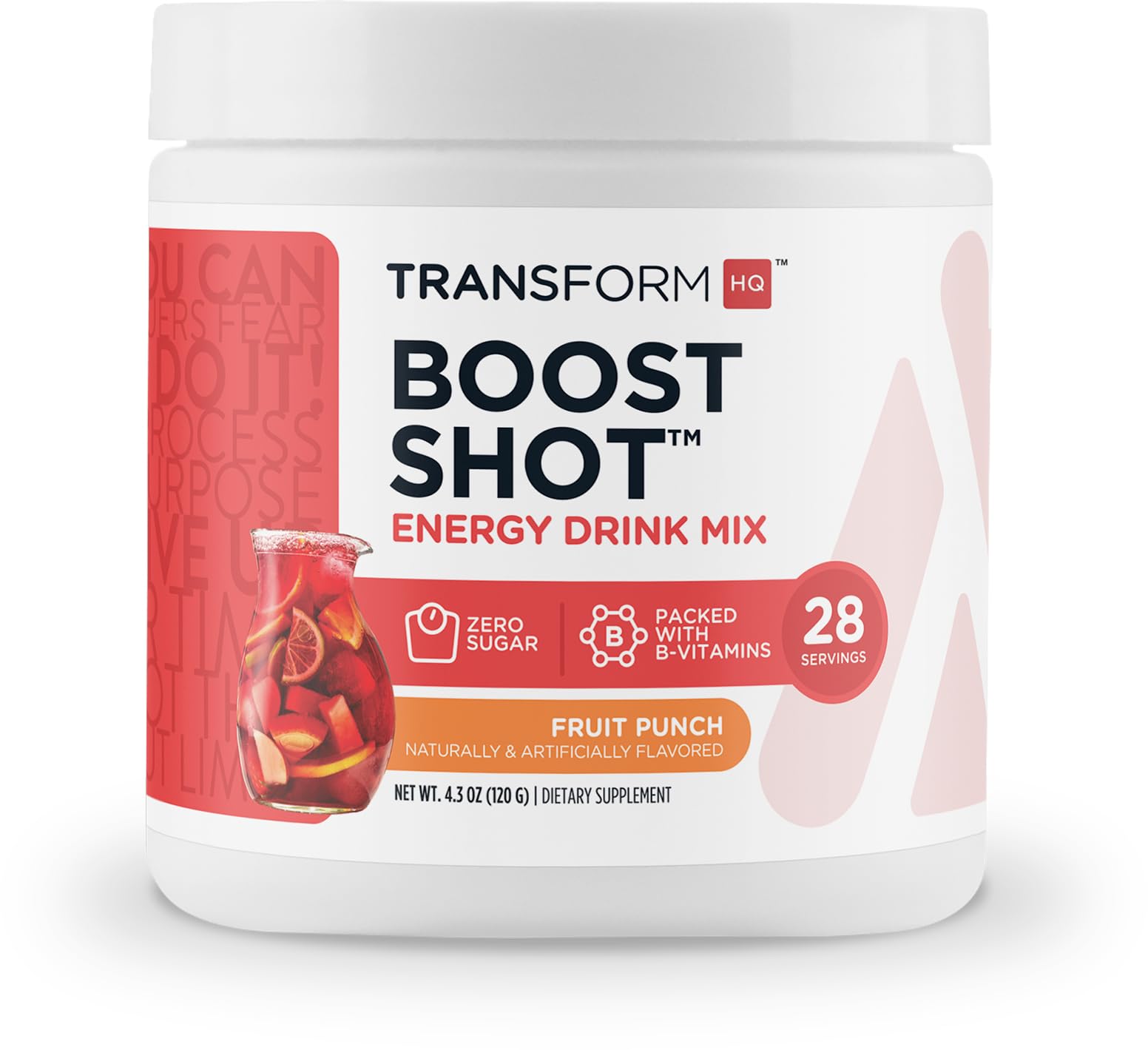 TransformHQ Energy & Focus Powder (Fruit Punch) 4.2 Ounce