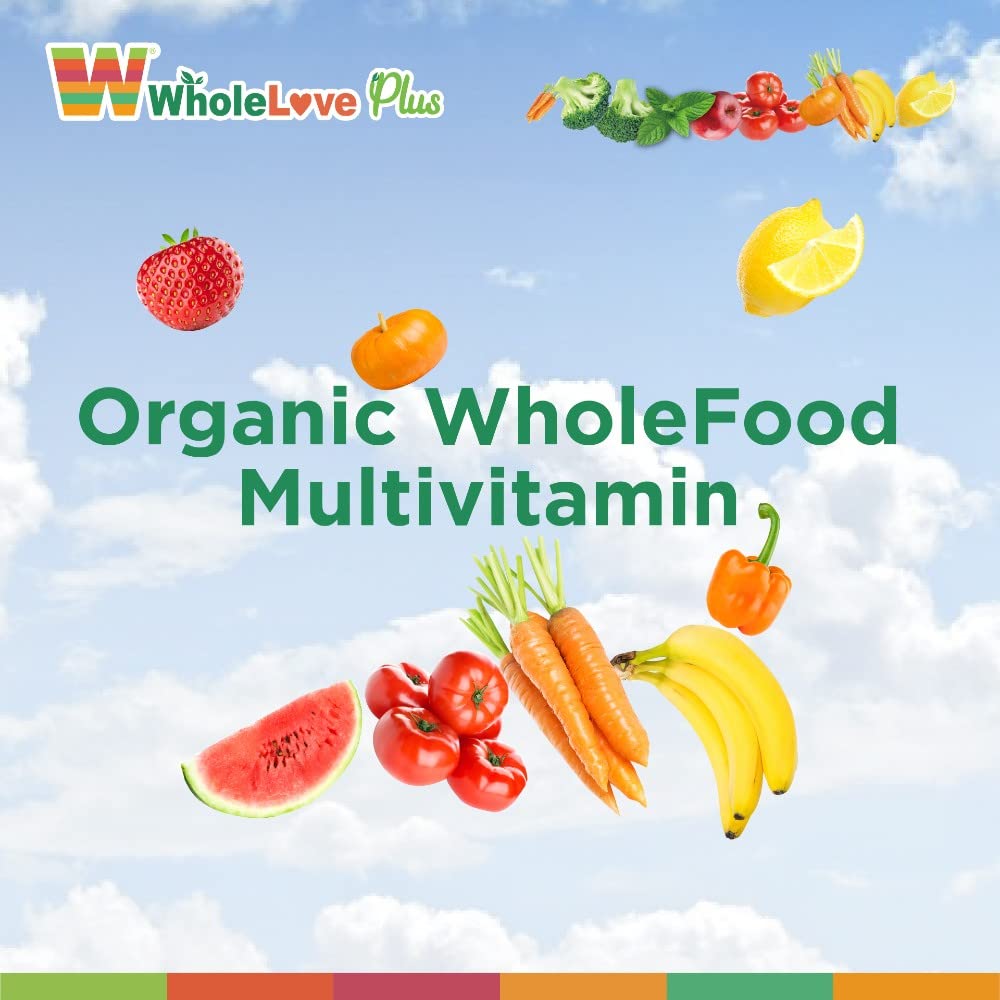 NOTO WholeLove Plus Women's Organic Whole Food Multivitamin Capsules, 60 Count
