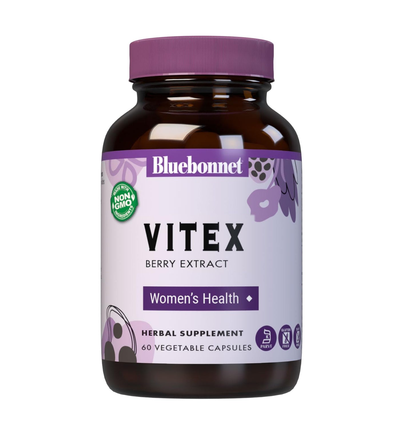BlueBonnet Vitex Berry Extract Capsules, 60 Count