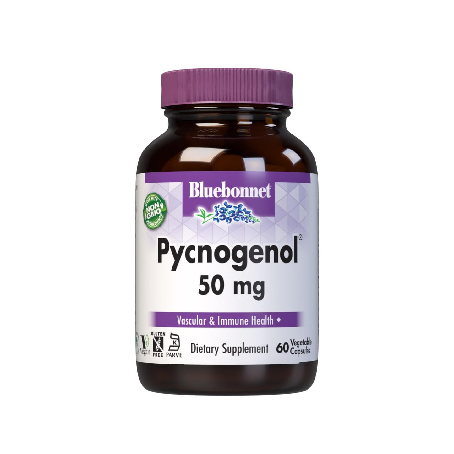 BlueBonnet Pycnogenol 50 mg Capsule, 60 Count