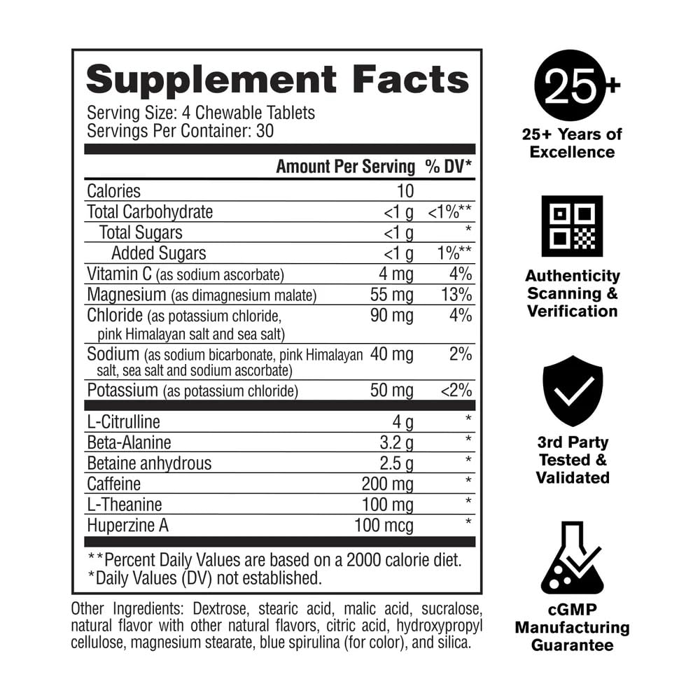 GAT SPORT NITRAFLEX PREWORKOUT Chewable 120 Count