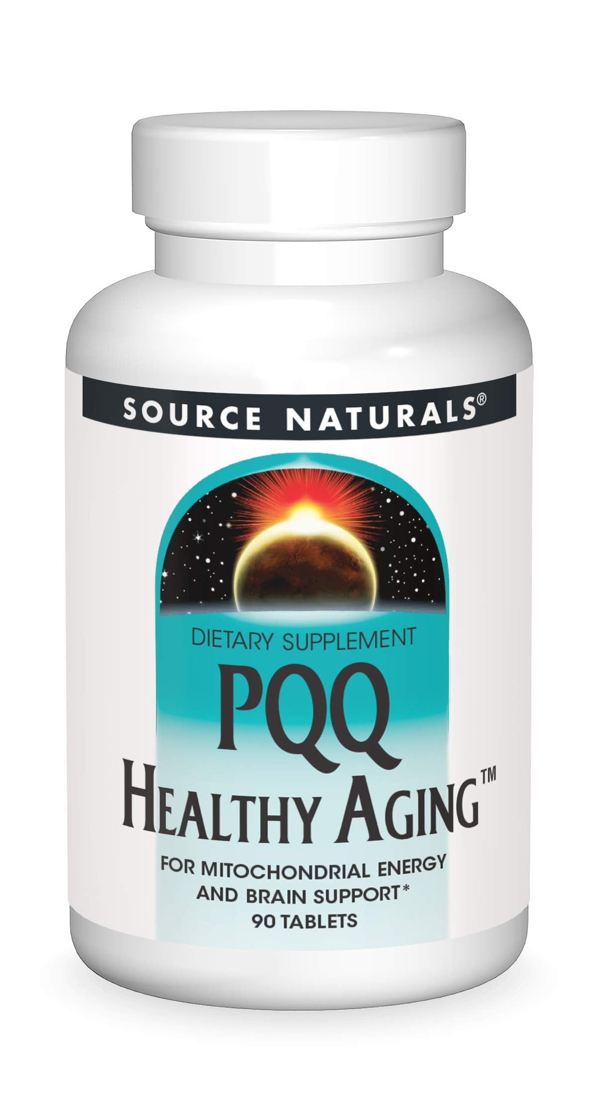 Source Naturals PQQ Healthy Aging - for Mitochondrial Energy & Brain Support, 90 Tablets