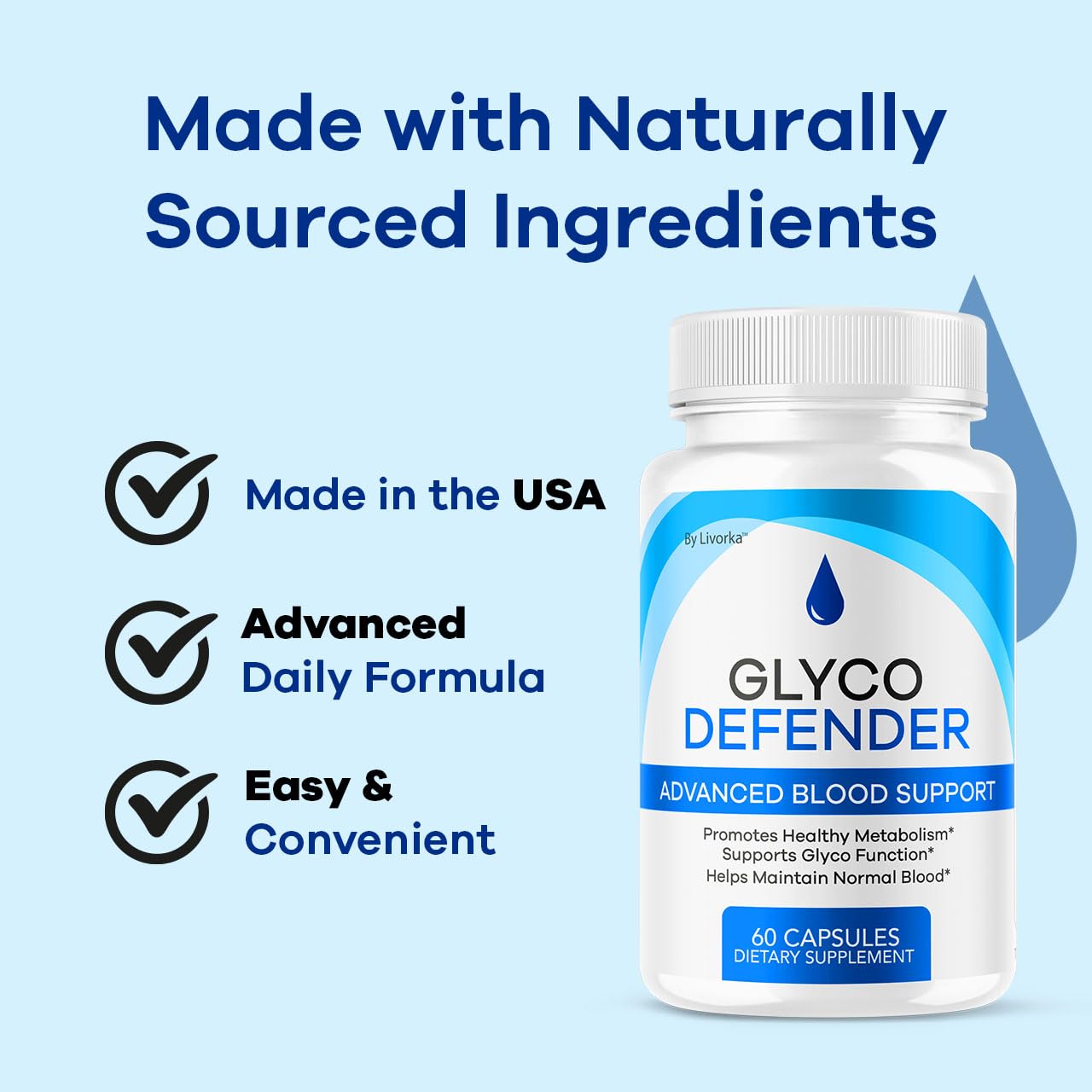 LIVORKA Glyco Defender Capsules 300 Capsules