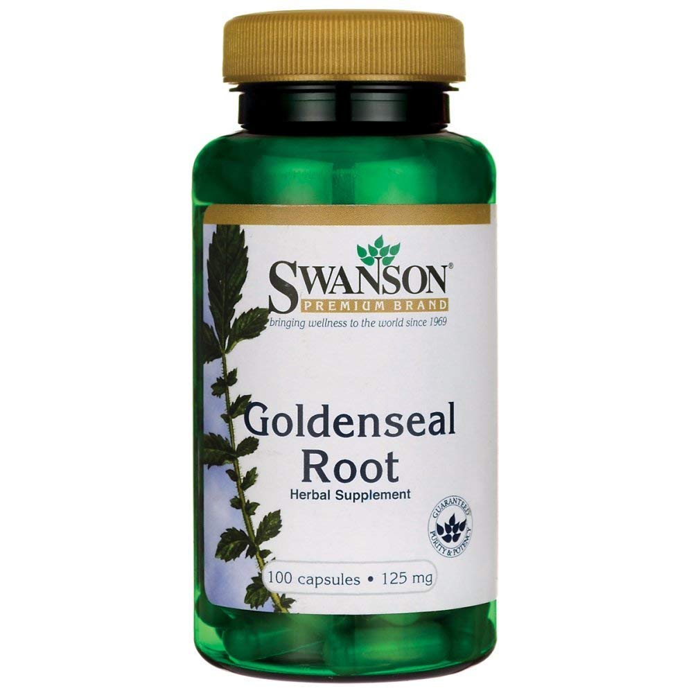 Swanson Goldenseal Root 125 mg Capsules 100