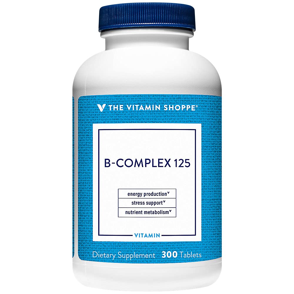 The Vitamin Shoppe Vitamin B-Complex Energy Metabolism & Nervous System Support, Complete B Vitamins, 300 Tablets