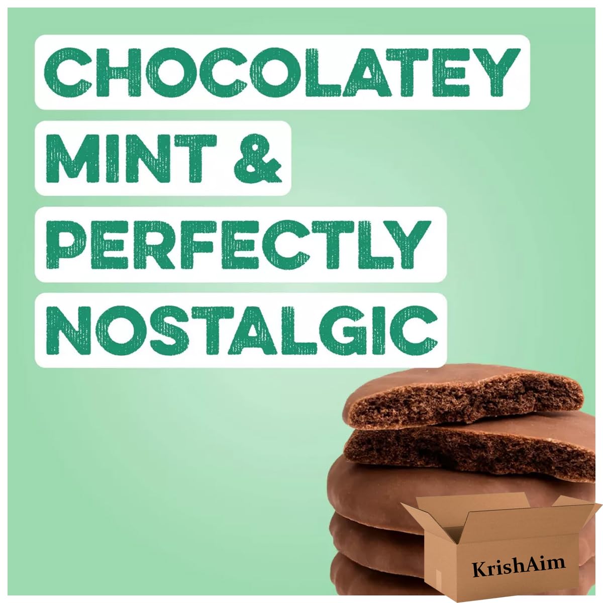 Generic Clean Simple Eats Protein Powder Mint Chocolate Cookie Stick, Pack of 4