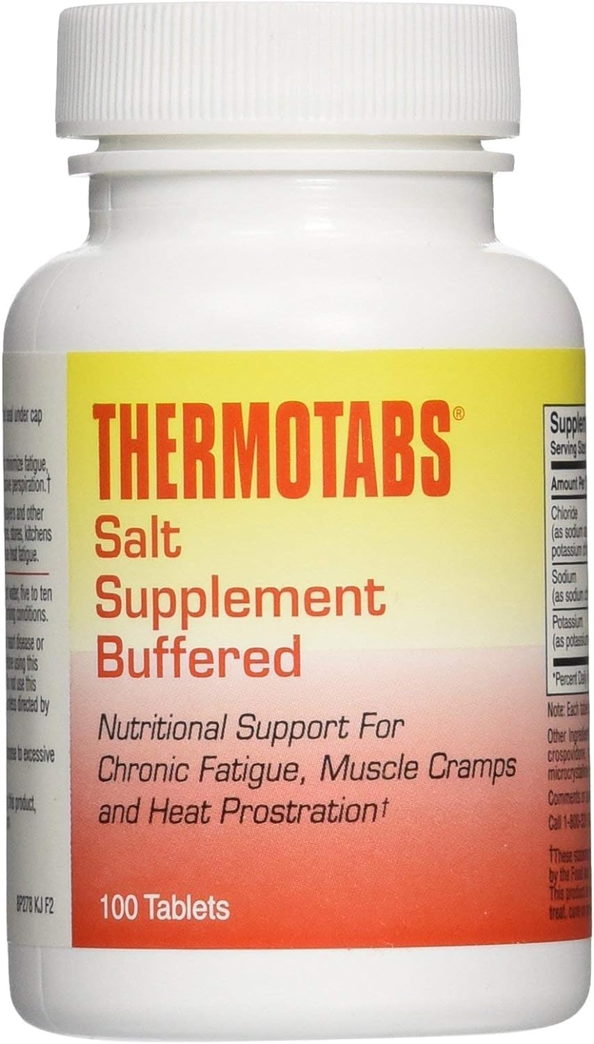 Thermotabs Salt Supplement Buffered Tablets, 100 Tablets