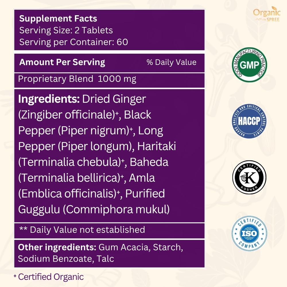 ORGANIC SPREE Medohar Guggulu Tablet 360 Tablets
