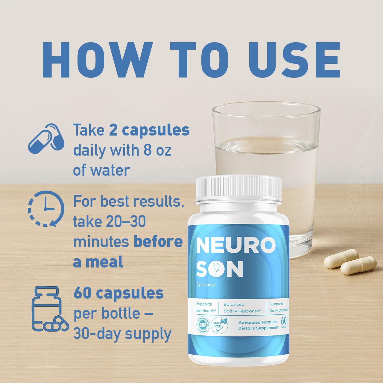 Pharmagetics NeuroSon Capsules 180 Capsules
