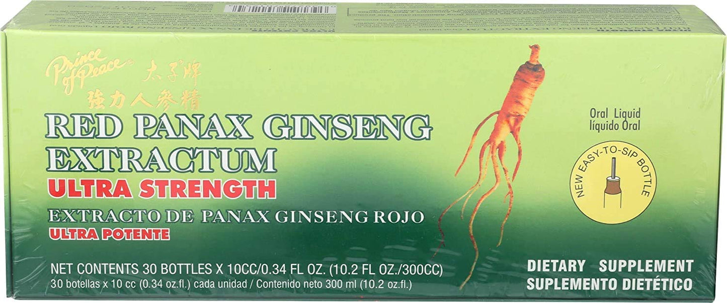 Prince Of Peace Red Panax Ginseng Extract Ultra Strength Capsules, 2-Pack