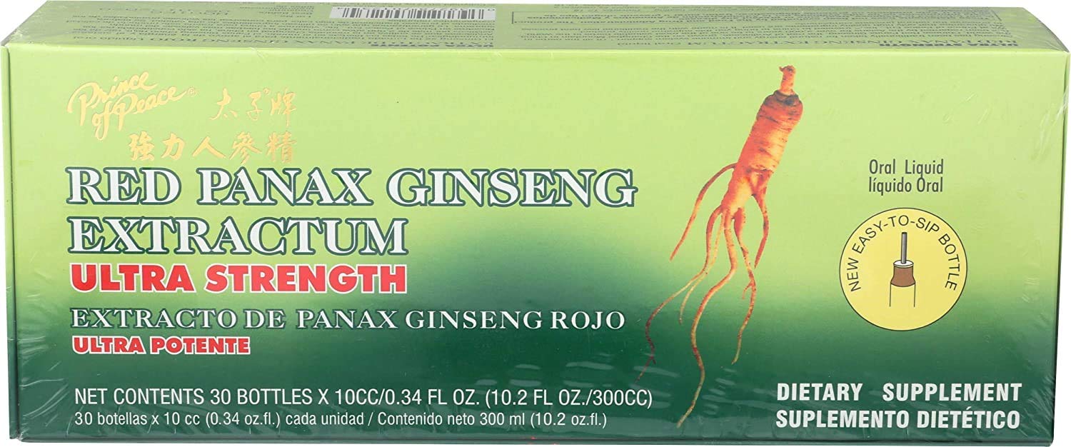 Prince Of Peace Red Panax Ginseng Extract Ultra Strength Capsules, 2-Pack