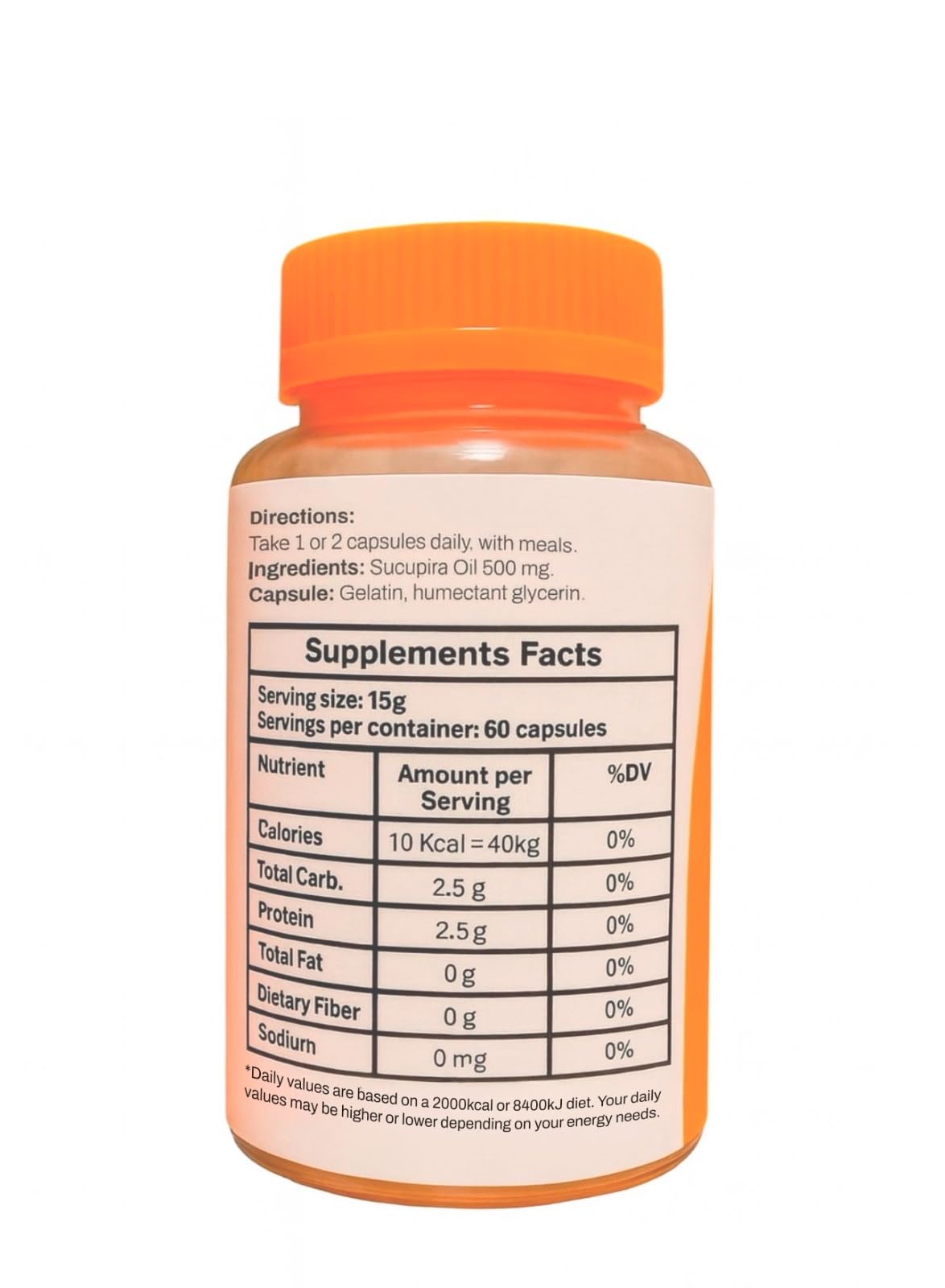 Fitogreen Sucupira Oil (Pterodon emarginatus) 500 mg - 60 Capsules