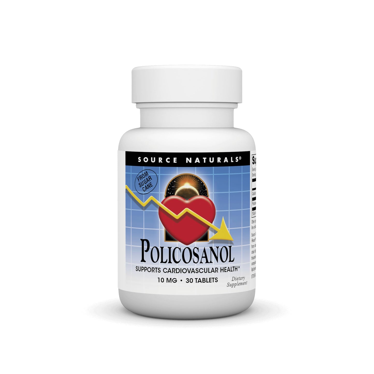 Source Naturals Policosanol 10 mg Tablet, 120 Count