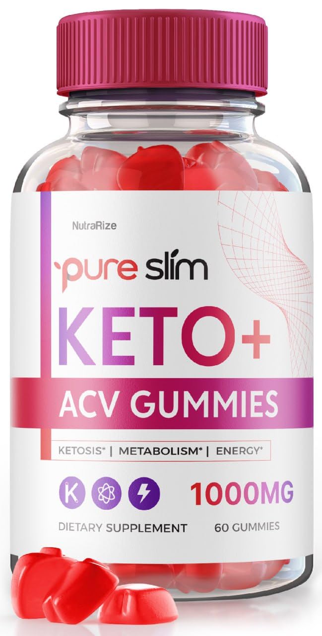 NutraRize Pure Slim Keto+ACV Gummies 60 Gummies