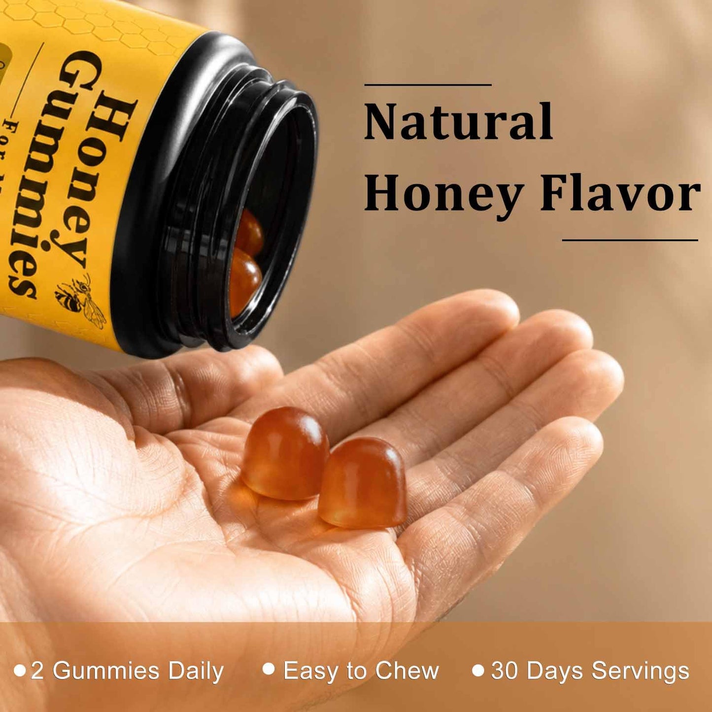INFNTVITA Men’s Manuka Honey Gummies – Shilajit, Sea Moss & Ashwagandha Blend – Daily Energy, Stamina & Vitality Support – 60 Gummies