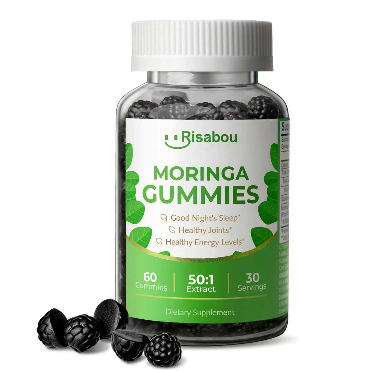 Risabou Moringa Gummies 60 Count