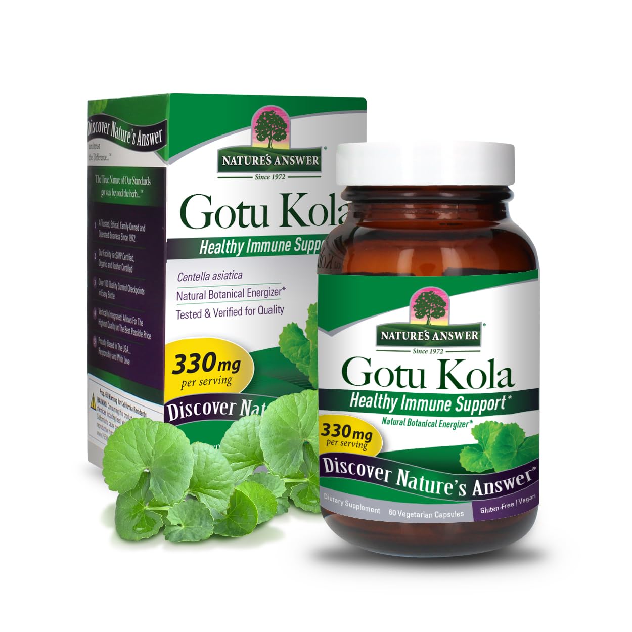 Nature's Answer Gotu Kola Capsule 60 Count
