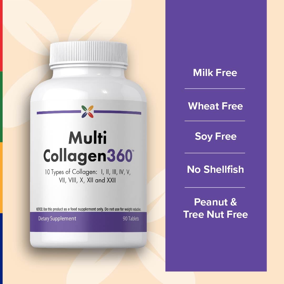 Stop Aging Now Multi Collagen Peptides Tablets - 90 Tablets