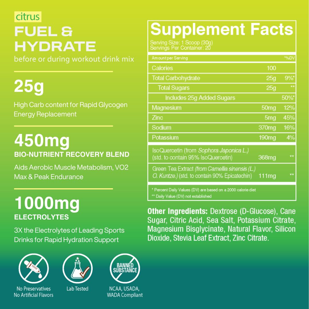 Freak Shake Anti-Fatigue Hydration - Citrus Powder 21.92