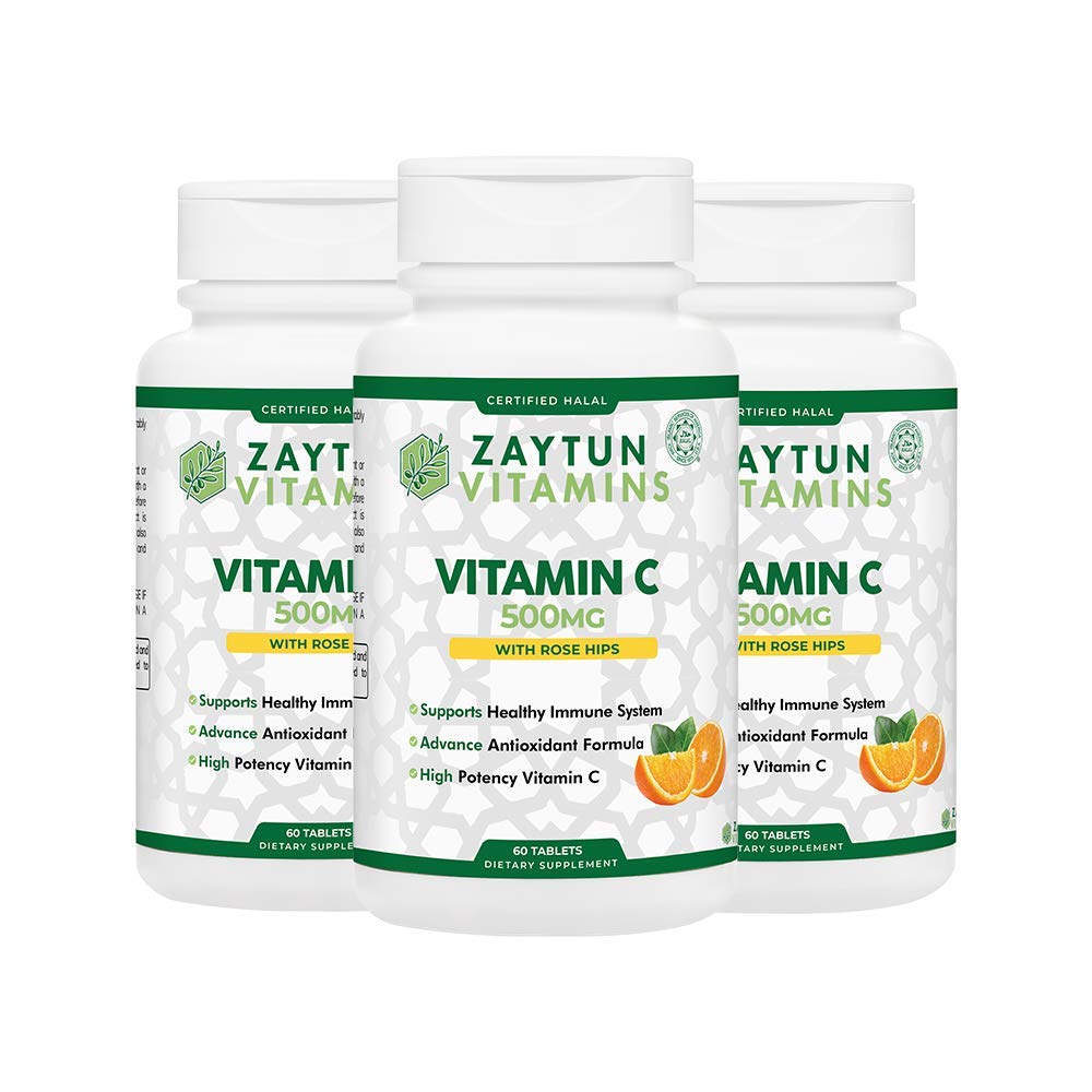 Zaytun Vitamins Vitamin C 500mg Tablets, 180 Tablets