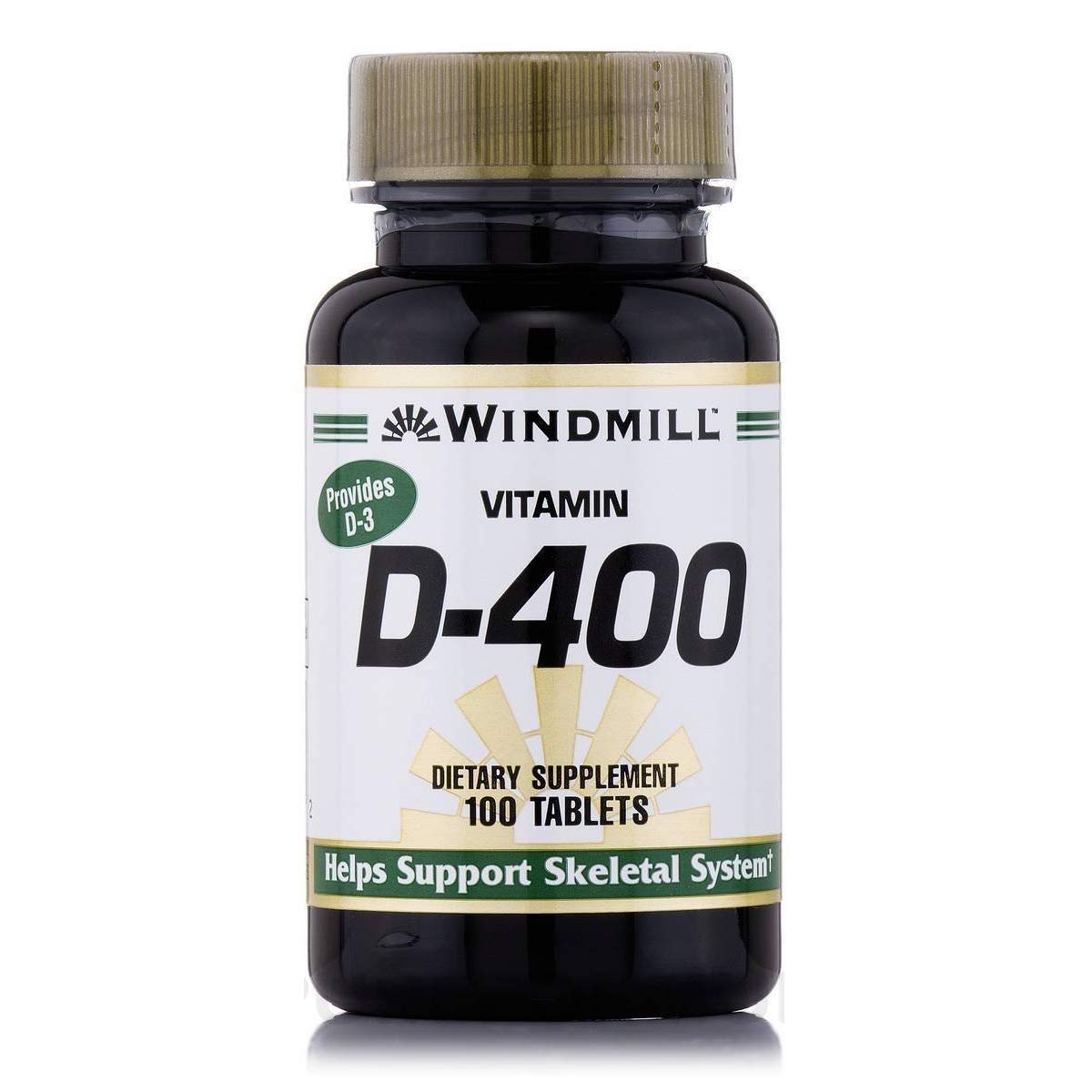 Windmill Vitamin D 400 IU Tablet, 110 Count