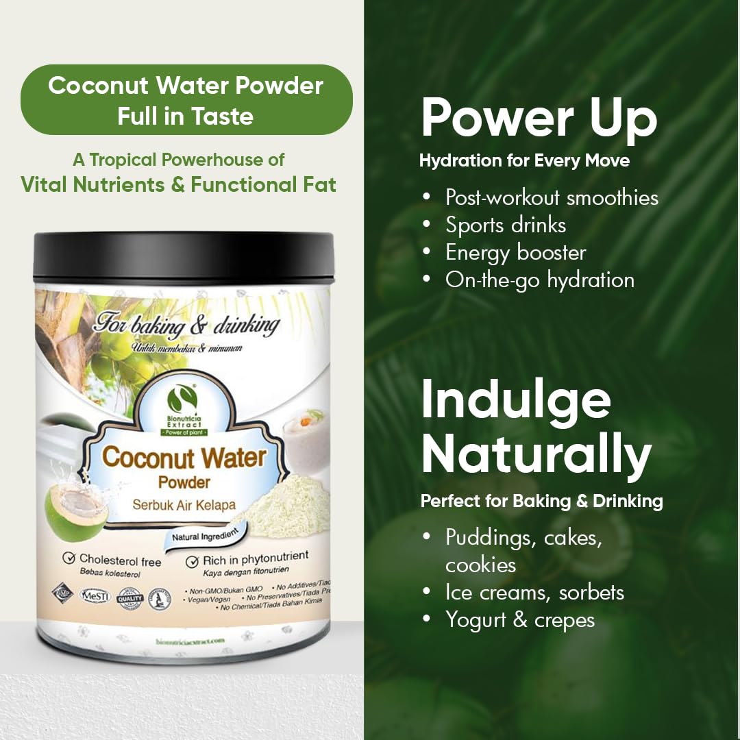 BIONUTRICIA EXTRACT Coconut Water Powder 7.05 oz