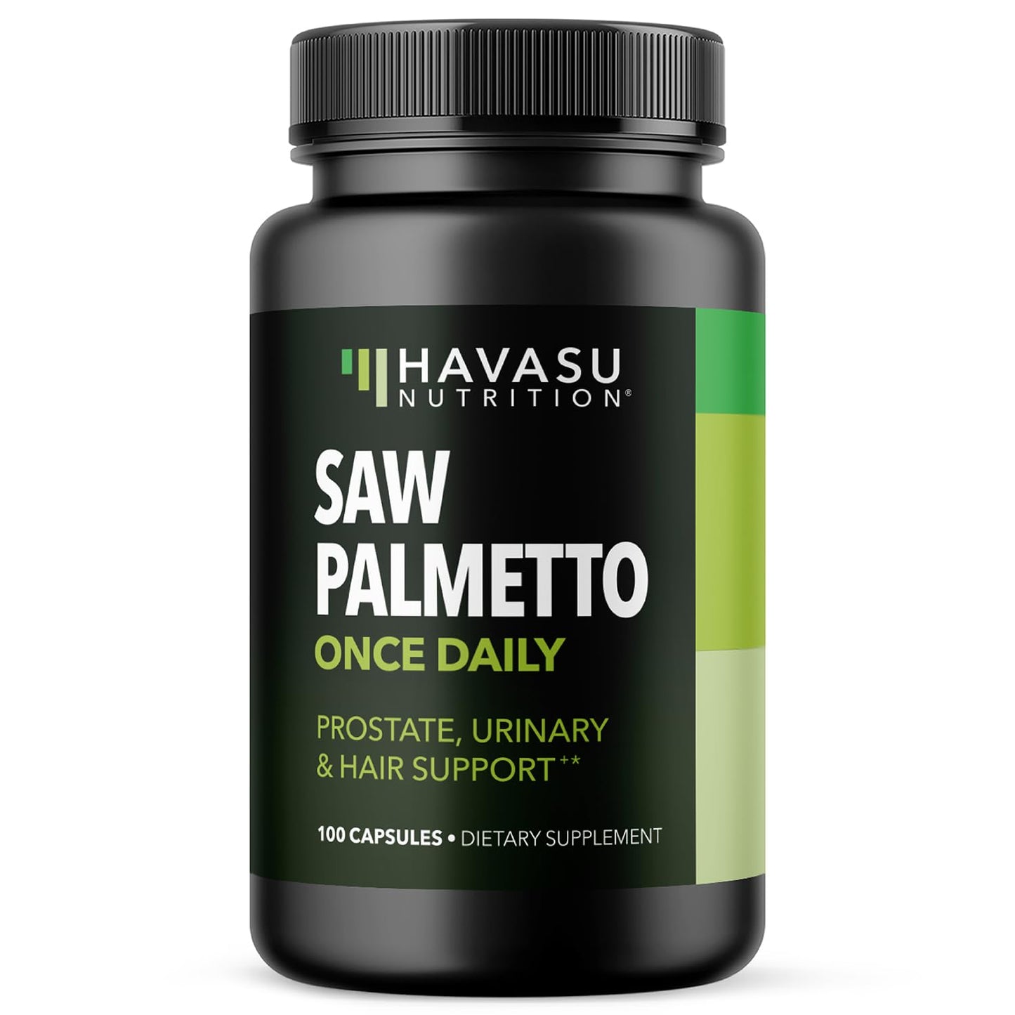 HAVASU NUTRITION Saw Palmetto for Men Prostate Health Supplement Capsules, 100 Count