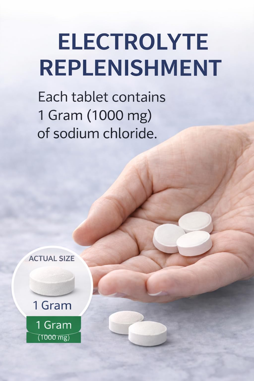 Westminster Pharmaceuticals Sodium Chloride Tablets USP, 1 Gram, 100 Tablets