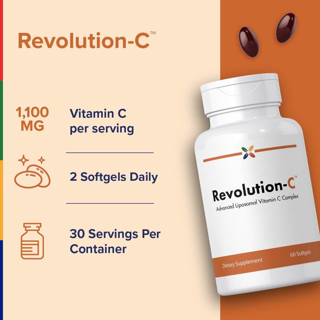 Stop Aging Now Liposomal Vitamin C Complex Supplement Softgels 60 Count