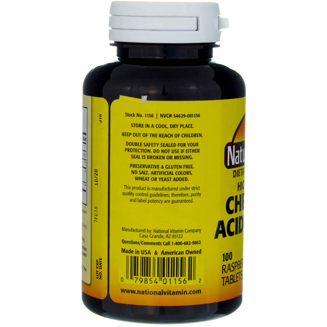 Nature's Blend Acidophilus Chewable Raspberry Flavor Tablets 600