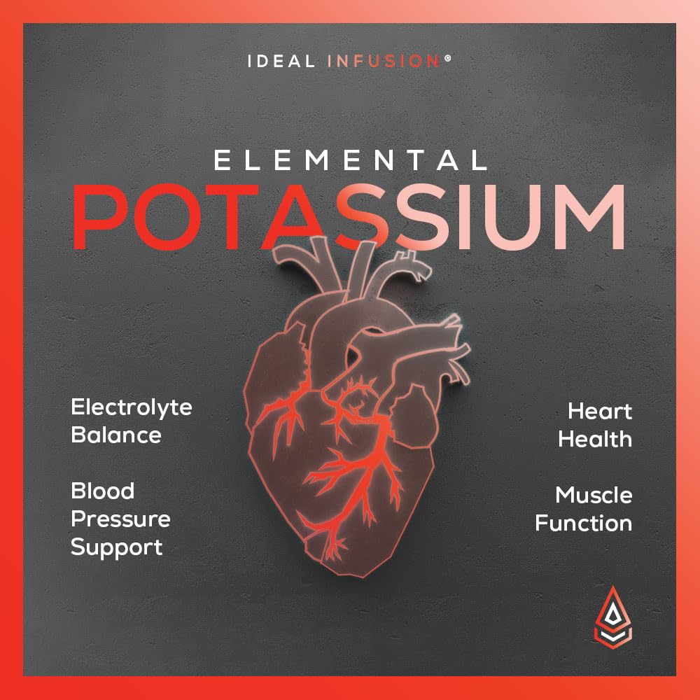 Ideal Infusion Potassium Malate 1300mg Capsule, 240 Capsules