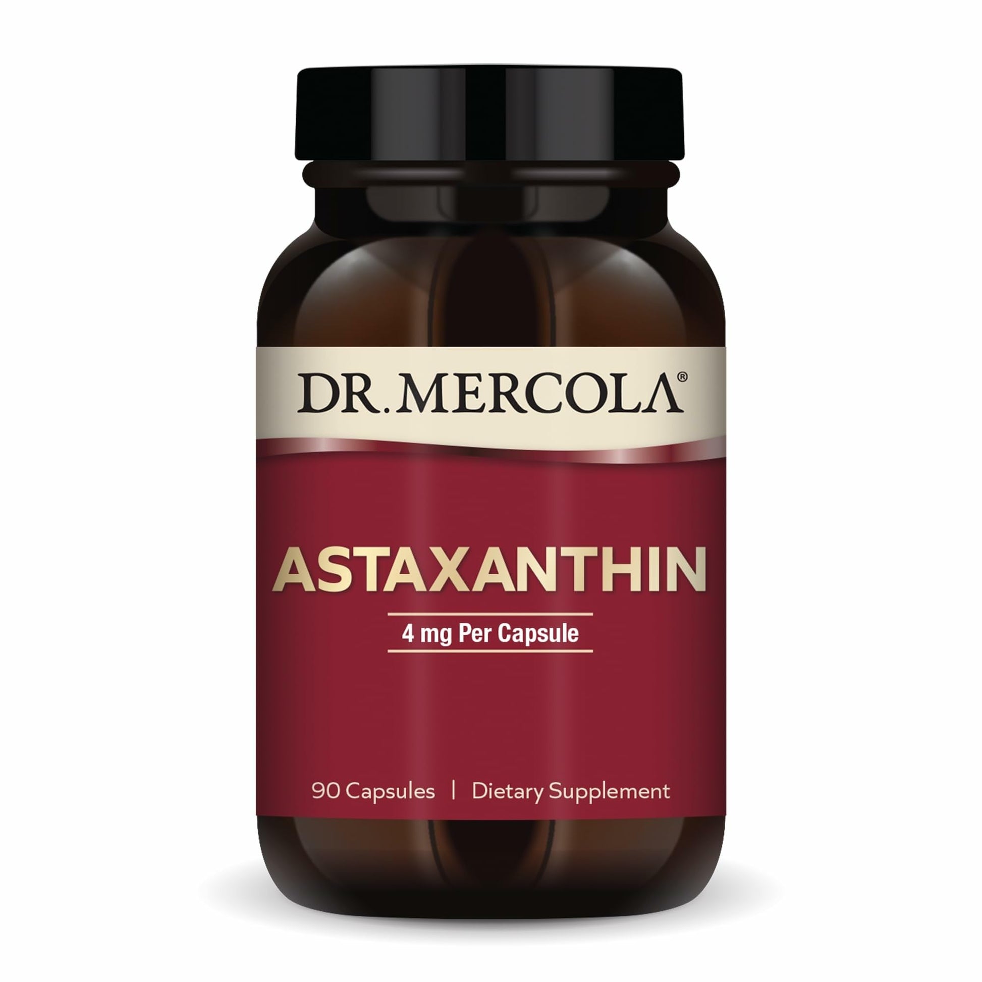 Dr. Mercola Organic Astaxanthin 4 mg, 90 Capsules