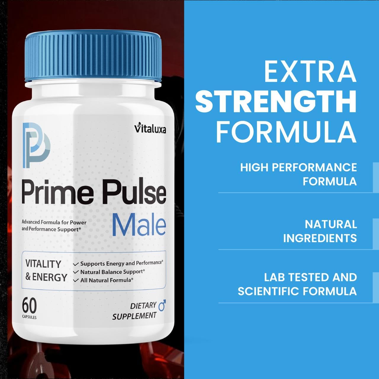 Vitaluxa Prime Pulse Capsules 300 Count