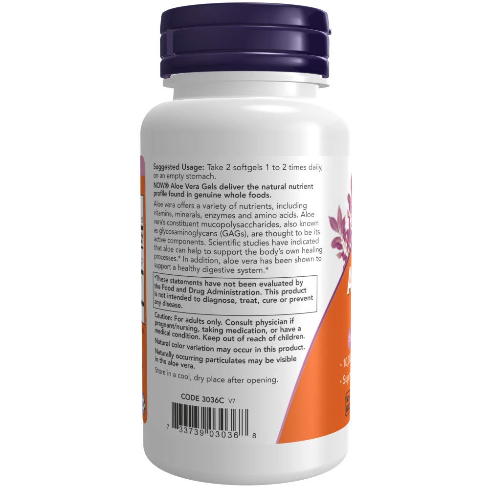 NOW Foods Aloe Vera Softgels 200